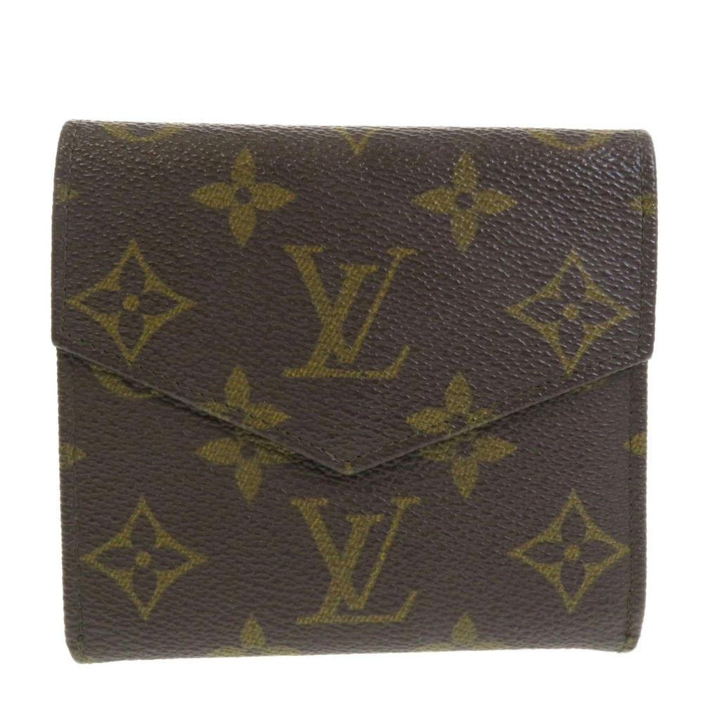 Louis Vuitton Bi Portemonnaie Monogram Wallet Canvas fold Billet